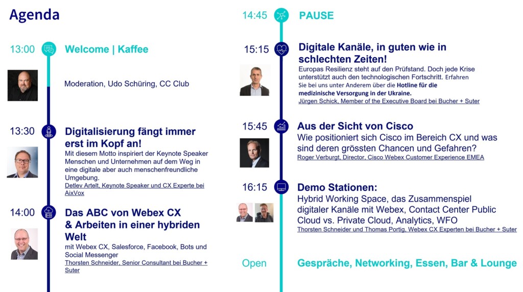 Email Webex CX Event Frankfurt Agenda