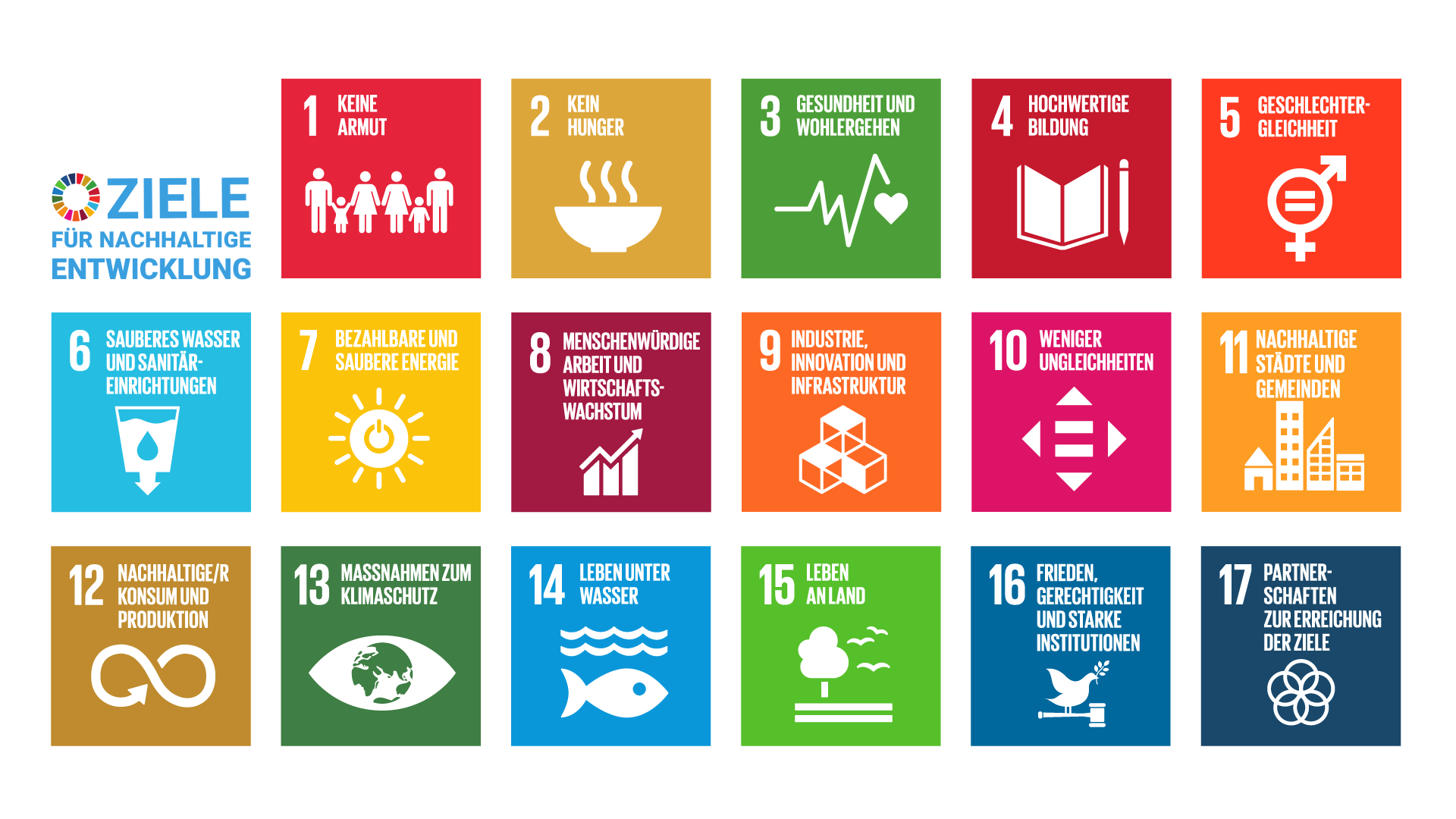 Orientiert an den SDG-Zielen