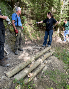 Holzkasten den wir am VTO Day in der Schweiz gebaut haben