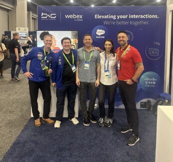 photo of cisco las vegas booth of bucher + suter