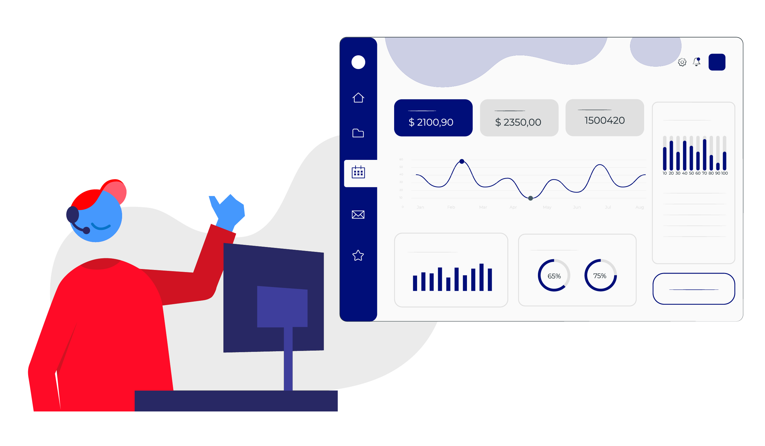 Supervisor-Konsole und Administration für das Gesundheitswesen