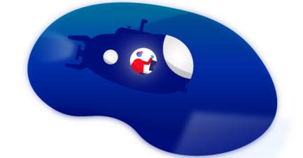 Graphics for Cisco Live Event Blog Post - Submarine searching the floor