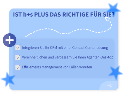 NPO Blog "IS b+s Plus for you? checklist german