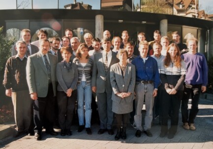 Dani Suter with the Bucher + Suter team in the early 2000s