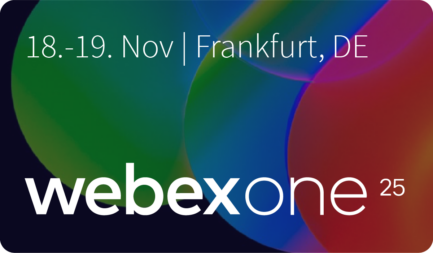 WebexOne 2025 | Germany