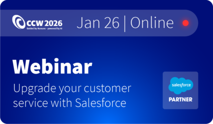 Webinar: Upgrade your customer service with Salesforce